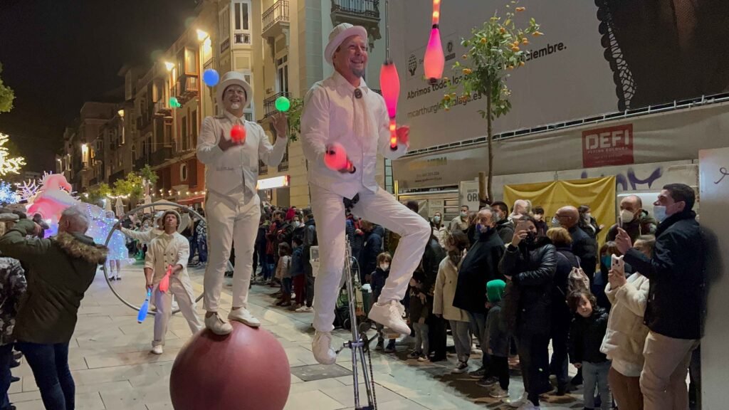 Pasacalles fantasy en fiesta de municipio de la provincia de Málaga