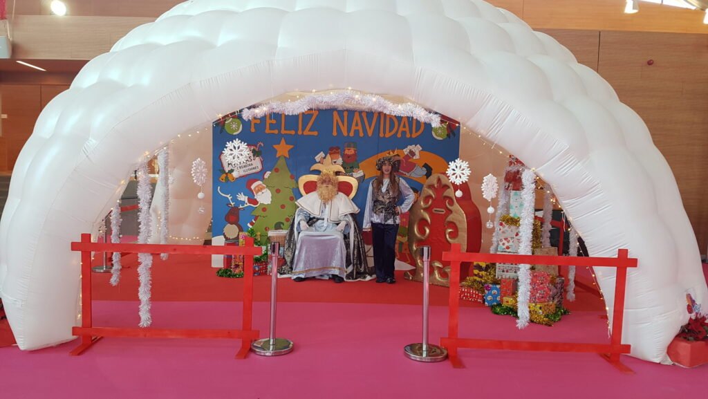 Arco navideño en Málaga